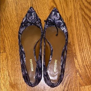 Authentic brand new missoni flats